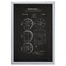 12" x 16" Basketball Patent 2 Framed Wall Art, Contemporary Home Décor, Glass Facing and Hanging Hardware Included